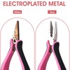 Hair Extension Kit, 3 pcs Hair Extension Pliers Hairs Tinsel