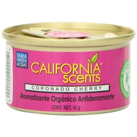California Scents Spillproof Organic Air Freshener Twin-Pack, Coronado Cherry, 1.5 Ounce Canister (Pack of 4)