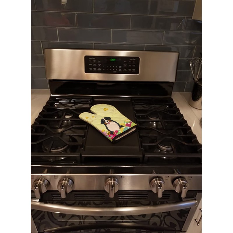 Caroline's Treasures BB6036OVMT Easter Eggs Bernese Mountain Dog Oven Mitt,