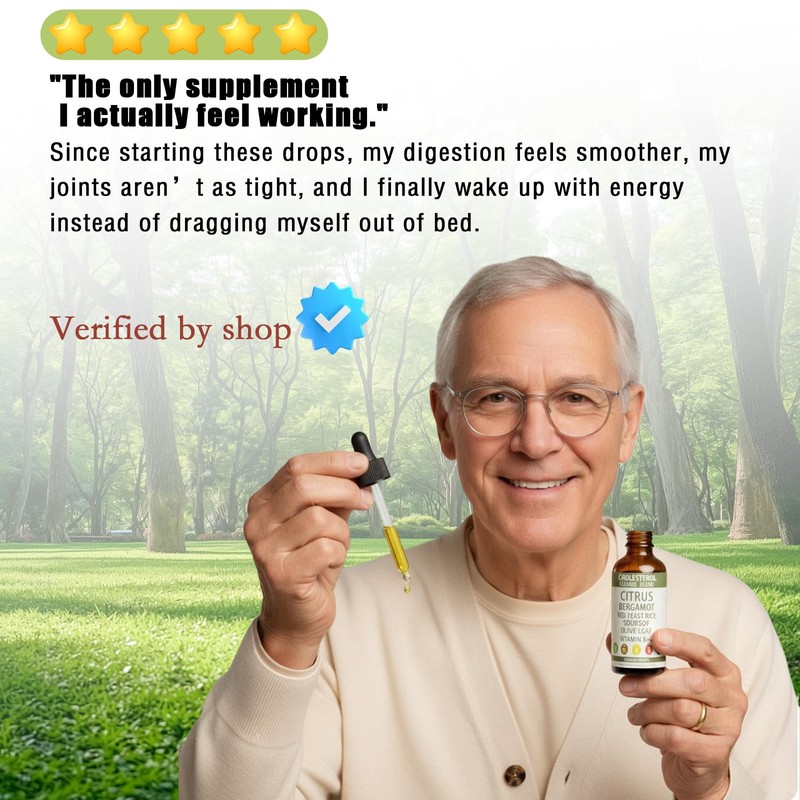 Red Yeast Rice Drops - Cholesterol Support Blend with Citrus,