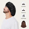 Supaze Satin Silk Bonnet Shower Cap