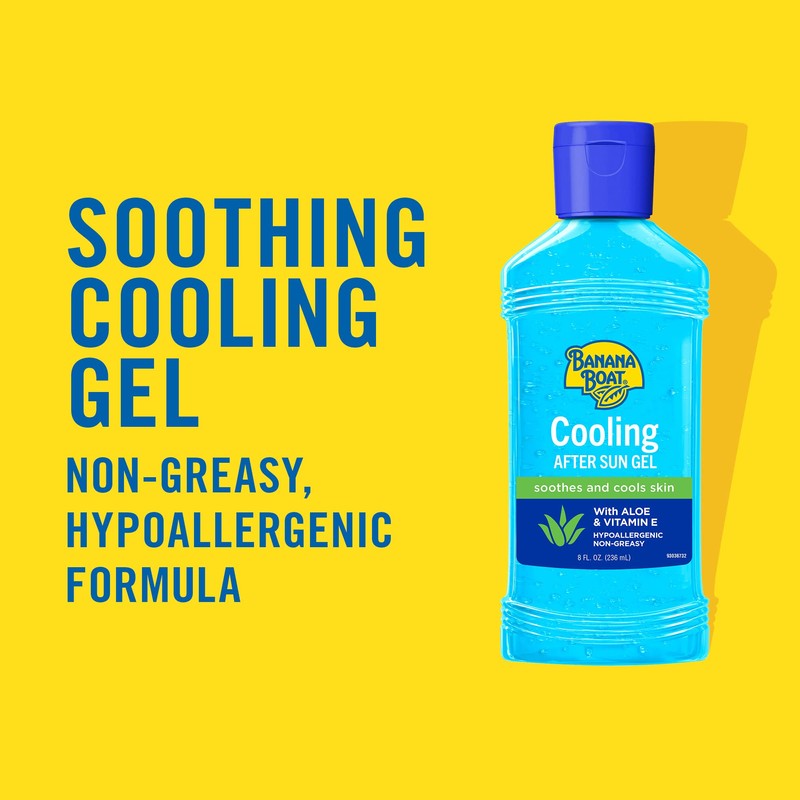 Banana Boat Cooling After Sun Gel, 8oz | Aloe Vera