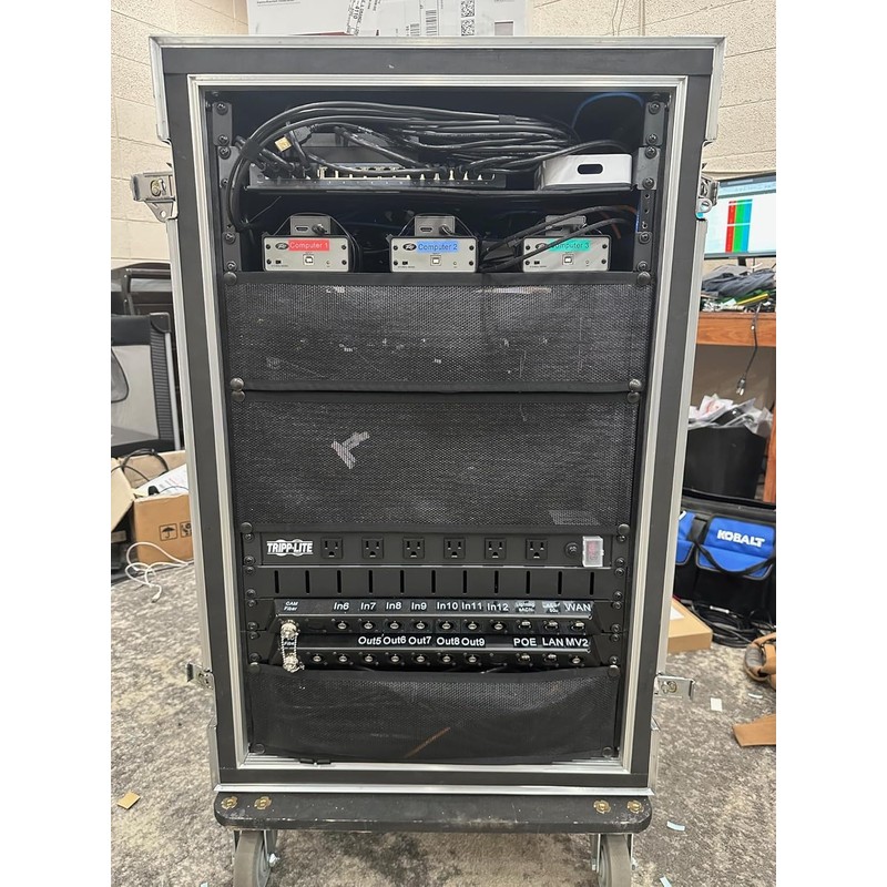 6U Venting Snap-On Rack Panel Blank Rack Mount Panel Spacer