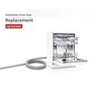 MyLifeUNIT Universal Dishwasher Drain Hose, 6.9 Ft Dishwasher Discharge Hose