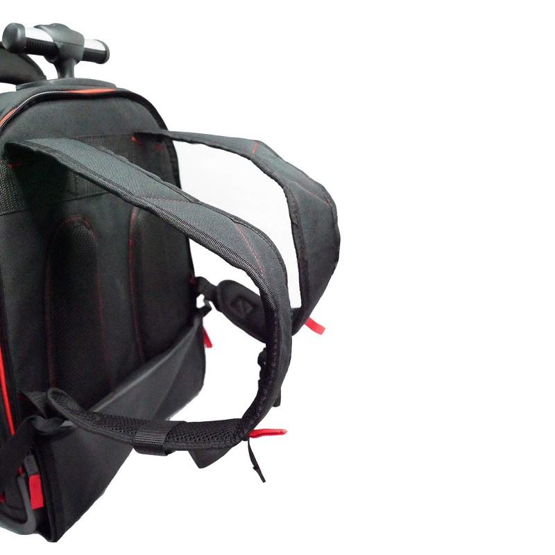 MELOTOUGH Wheeled Rolling Tool Backpack Heavy Duty Tradesman Pro Tool