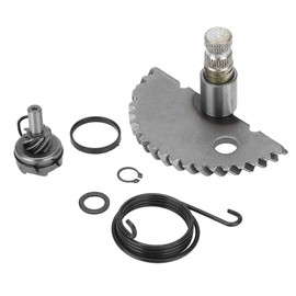 Kickstarter Gear Assembly, Kickstarter Kit, Kick Starter Shaft, Aluminum Kick Starter Shaft Intermediate Wheel Assembly Kit for GY6 50CC 80CC 139QMB Scooter Moped