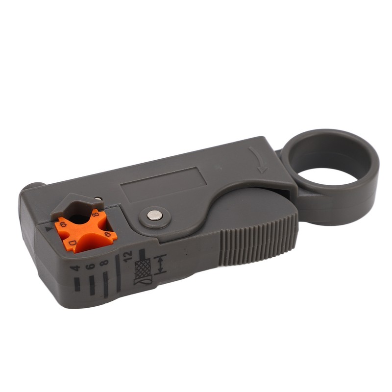 Coax Cable Crimper Kit Coaxial Cable Compression Stripper Tool with