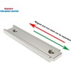 Magnetpro Pack of 2 Rectangular Magnets 30 kg Force 60