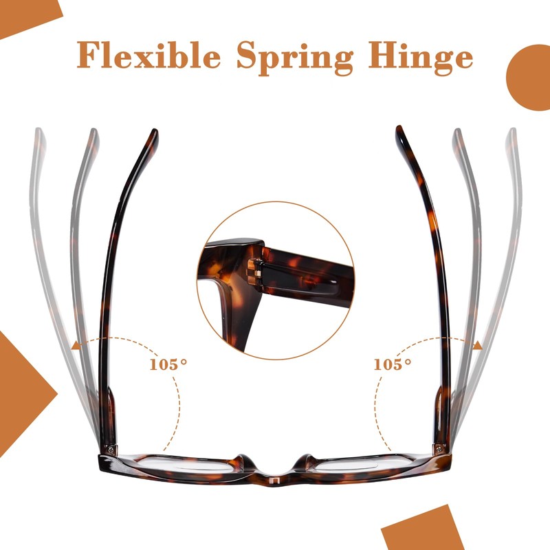 OPTOFENDY Bifocal Reading Glasses for Women, Clear Top Cat Eye