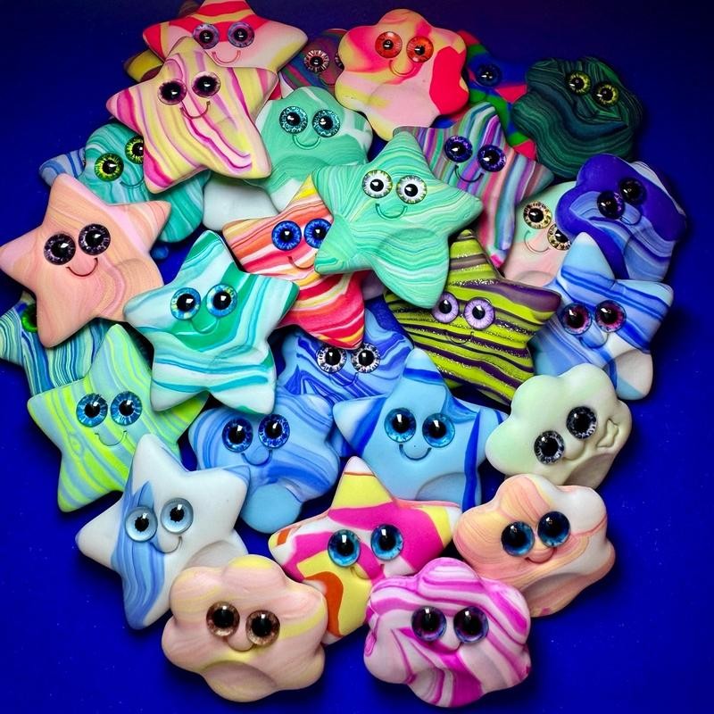 Worry Willie Worry Stone - Specification: Surprise Cloud Worry Willie