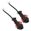 2 Pieces Handle Switch Throttle Holder Cable Assembly Fit Strimmer