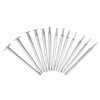 13pcs 2.35mm Shank T Shape Head Diamond Grinding Drill Bits