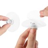 Ptwola 4 Pcs Self Adhesive Cabinet Drawer Pull Knobs No