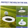 BESPORTBLE Blank Cards 3 Sets Golf Hole Ring Golf Training