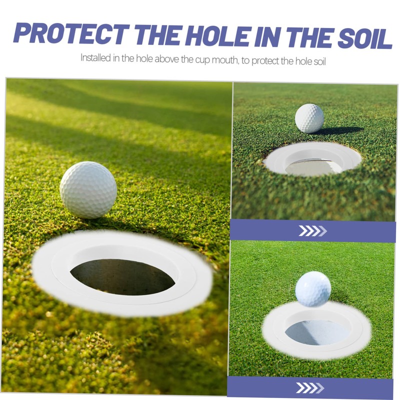BESPORTBLE Blank Cards 3 Sets Golf Hole Ring Golf Training
