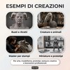 PROCHIMA, Degas 10 (Extra Morbida), Plastilina di Uso Professionale a