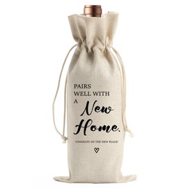 House Warming Gifts New Home New Home Gift Ideas Pairs Well With a New Home Wine Bag Realtor Gift to Clients First New Home Gifts Housewarming Gifts New Home Wine Bag New Home Owner Gifts