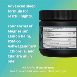 Sleep | Magnesium with Glycine | Berry Flavor 30 Servings