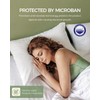 FAUNNA 100% Cotton Pillow Protectors, Bed Bug Proof, Hypoallergenic, Featuring