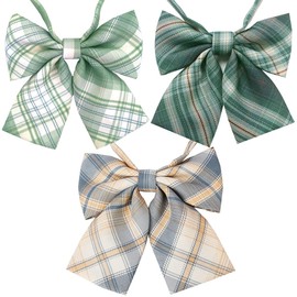 SYRHSYB Ribbon, School Ribbon, Bowknots, High School Girls, Uniform, JK, Cute, Girls' Uniform Accessories, Cosplay, 3-Piece Set (Ribbon 3-Piece Set, 05)