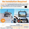 Wireless Backup Camera for RV Install-Free 7-Inch: Magnetic HD 1080P