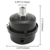 WMYCONGCONG 2pcs 1/4" 12.5mm Air Compressor Silencer Filter Metal Intake