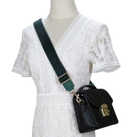 A ALLZEDREAM Women's Office Modern, Dark green leather end