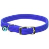 OmniPet Kool Kat Elastic Cat Safety Collar with Bell, Blue,