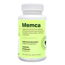 Memca Shela Auxiliar En El Desempeño Mental 30 Caps