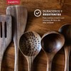 Zanetti - Juego de 5 Utensilios de Cocina de Madera
