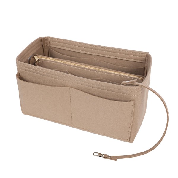 Surblue Purse Organizer Insert for Handbags, Felt Bag Organizer, Tote