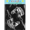 Preegle A087 Horse Head Lollipop Sucker Chocolate Candy Mold with Molding Instructions