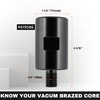 KSEIBI 619586 Hardened Steel Core Drill Adapter Convertor – 1-1/4"-7