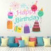 Wallstick Birthday Celebration wallsticker (Vinyl 60 cm x 55 cm)