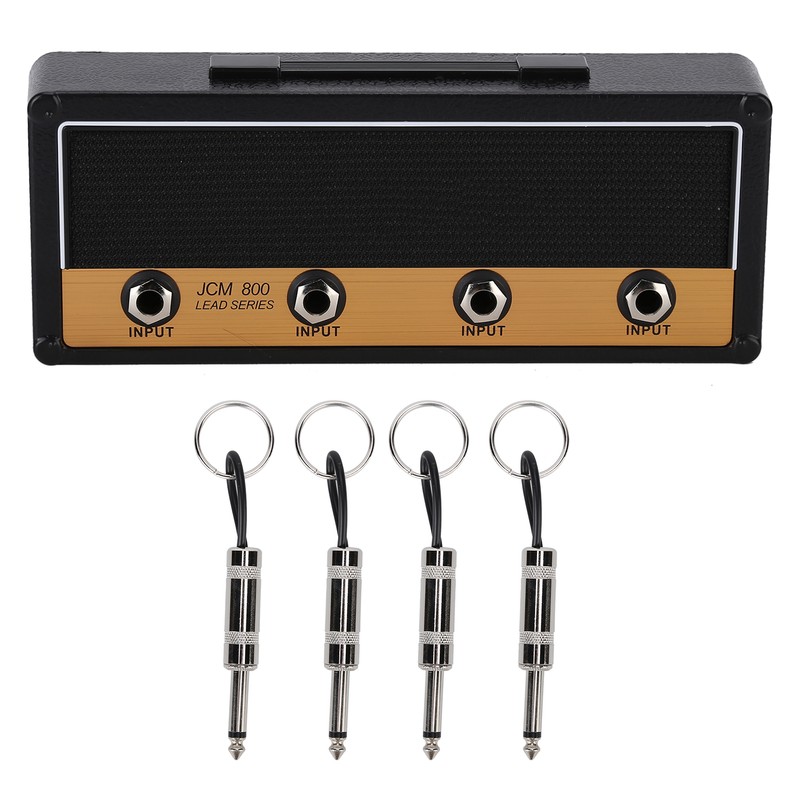 Wall Mounted Guitar Key Holder Hanger Rack Hanging Keychain Holder