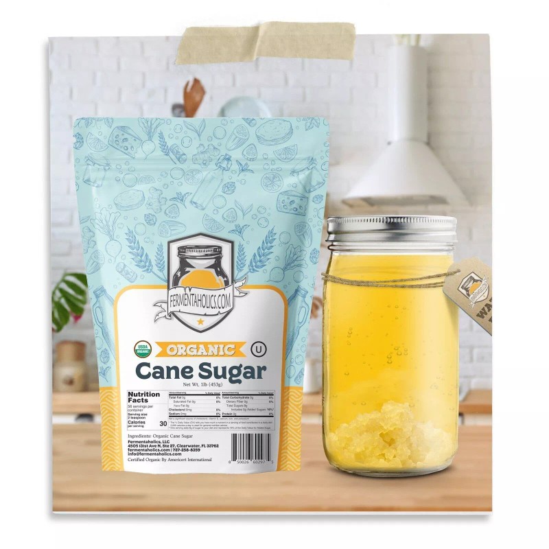 Fermentaholics Organic Cane Sugar 1 lb