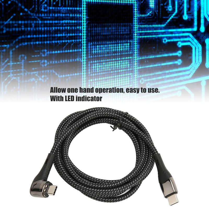 USB C Magnetic Cable 480Mbps Data Transmission PD 100W Charging