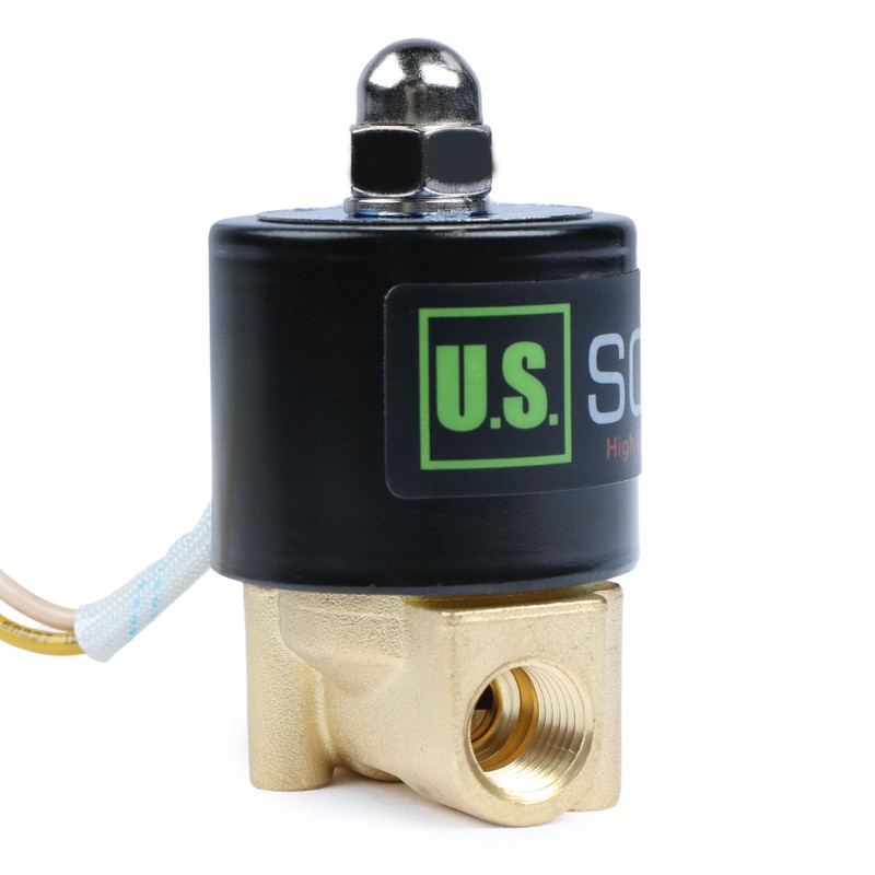 U.S. Solid Smart Solenoid Valve - 1/4 Inch Wi-Fi APP-Controlled