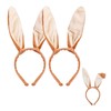 Matreeglam Easter Bunny Ears Headband for Women, Plush Foldable Bunny