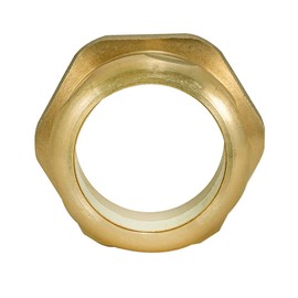 EZ-FLO Heavy-Duty Female Trap Adapter with Slip-Joint Nut and Compression Ring, 1-1/2 Inch FIP x 1-1/2 Inch OD Compression, Brass Plumbing Fitting, 35401