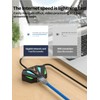 NOUKAJU USB to Ethernet Adapter, 1000Mbps RJ45 Wired Internet Adapter,Plug
