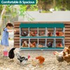 Toriexon Chicken Nesting Box, 10 Compartment Nesting Box, 10 Room