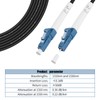 Fibergaga-30M(98ft) OS2 LC/UPC to LC/UPC Fiber Optic Cable Outdoor Armored