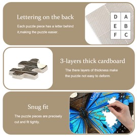 Christian Jigsaw Puzzles for Adults 500 Pieces God Says You are Jigsaw Puzzles Bible Religious Wooden Puzzle Butterfly Scripture Puzzle Fun Family Game Motivational Educational Intellectual