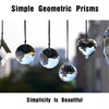 stino 2PCS Heart Crystal Sun Catcher Prisms, STINO Hanging Suncatchers