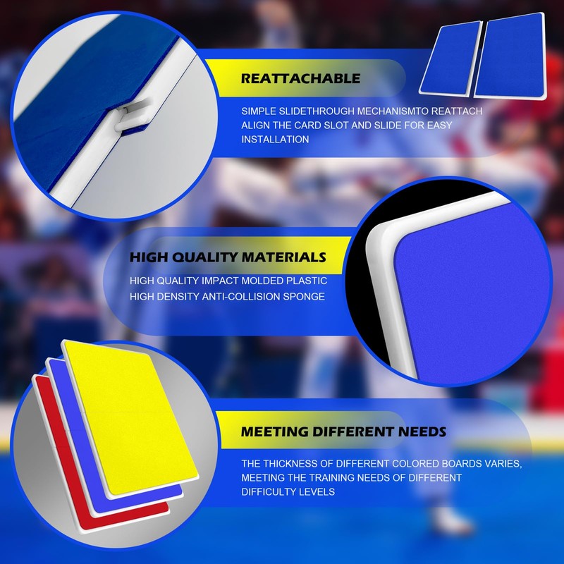 4 Pack Rebreakable Boards Martial Arts,Taekwondo Breaking Boards for Kids,Karate