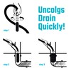DURATECH Drain Bladder, Medium Drain Cleaning Bladder, Fits 1-1/2" to