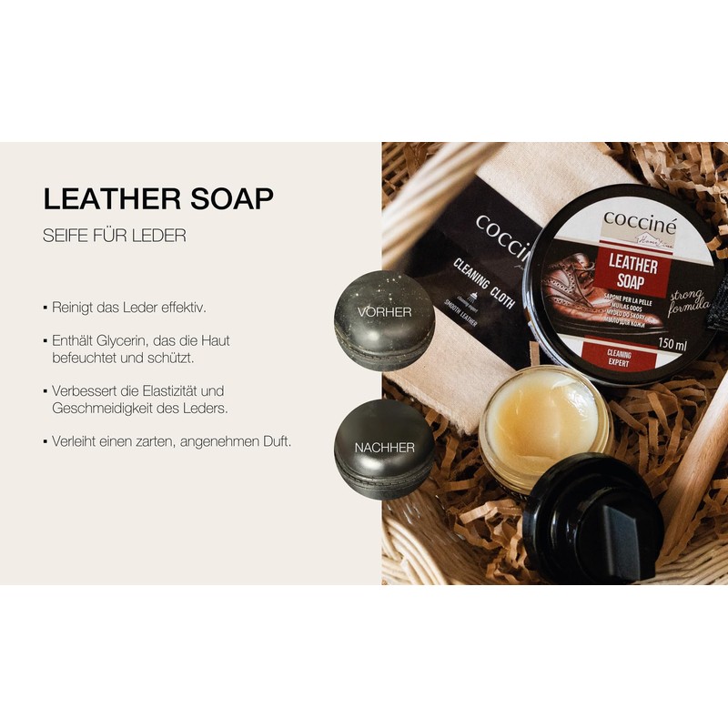 Coccine - Special Soap for Cleaning Leather Shoes, Shoe and