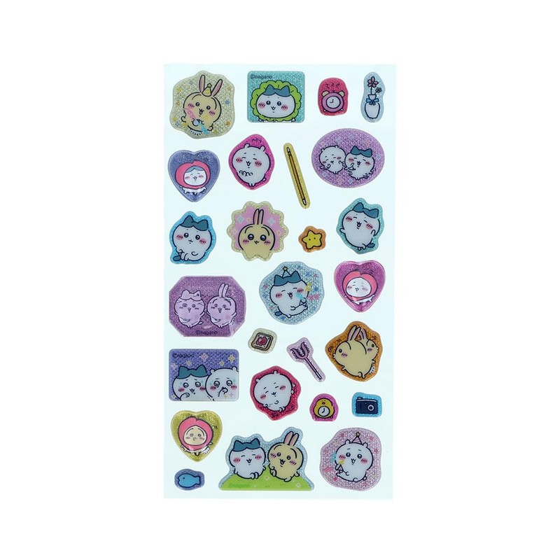 Sun-Star Stationery Chiikawa Goods Stickers Glitter Crystal Pop Deco Party
