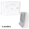 LANDEX YT5261SV Digital Alarm Clock Time Ocean Date Display Silver